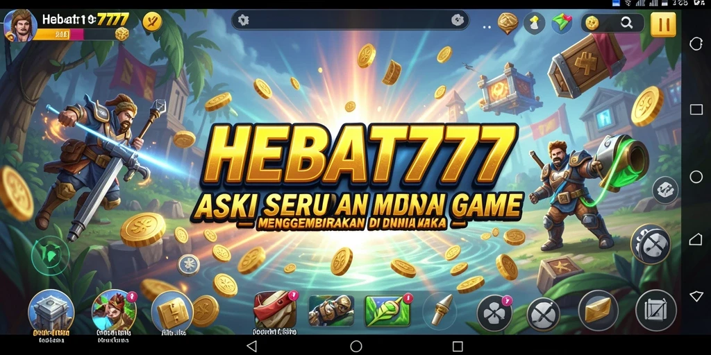 Tampilan gameplay HEBAT777 yang seru dan penuh aksi.