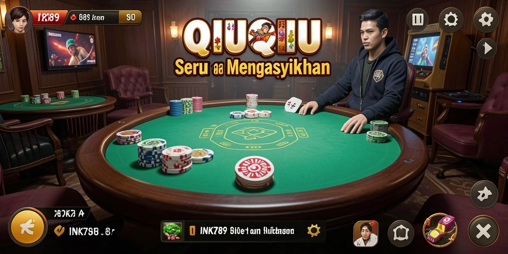 Tampilan gameplay QiuQiu yang menarik dan seru.