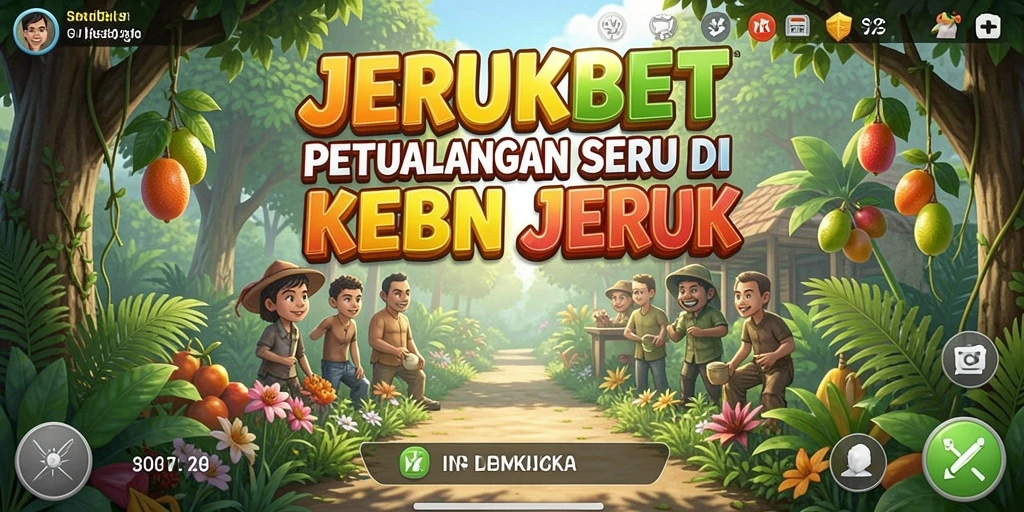 Gameplay menarik di kebun jeruk penuh warna dalam JERUKBET.