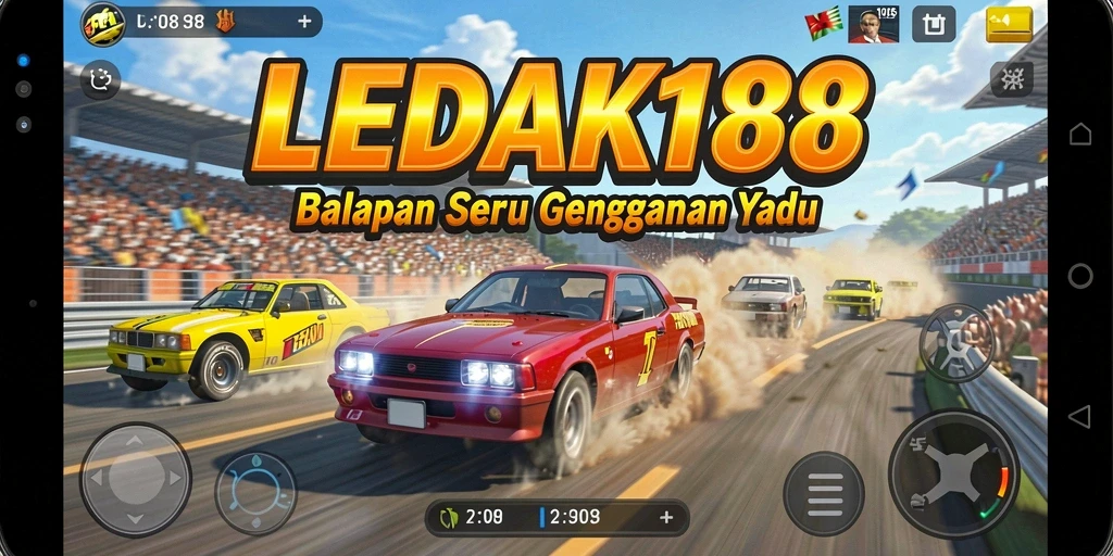 Tangkap momen seru dari gameplay Racing LEDAK188!