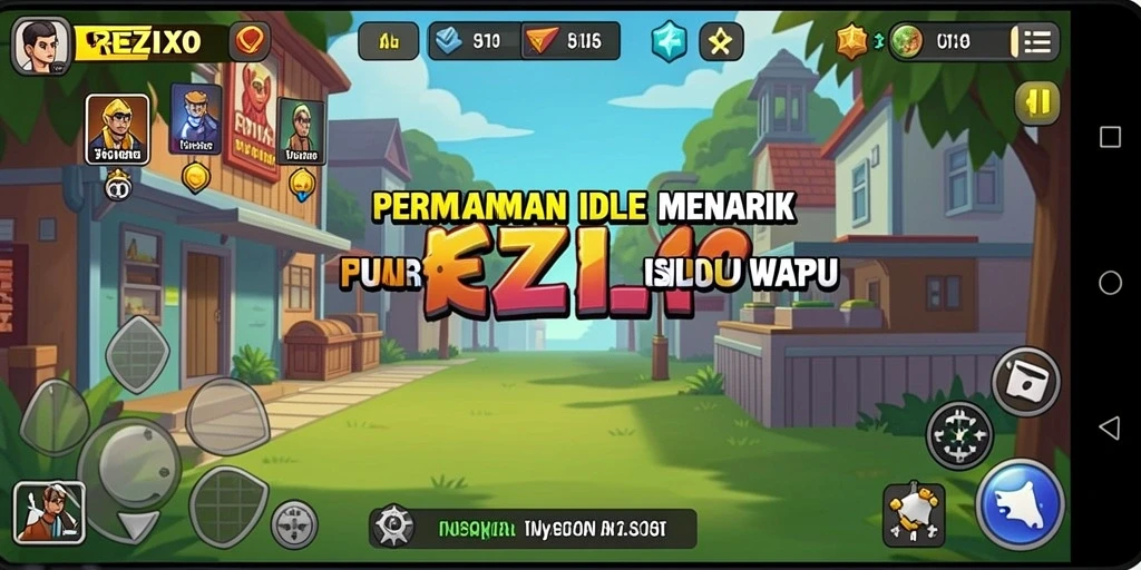 Tampilan gameplay <strong>REZIXO</strong> yang menarik dan interaktif.